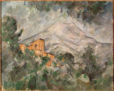 The Sainte-Victoire Mountain and the Black Castle by Paul Cézanne